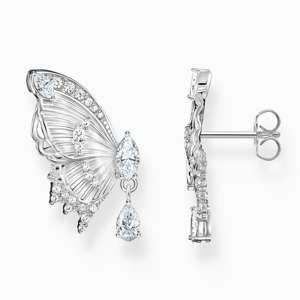 THOMAS SABO náušnice Butterfly Paradise H2328-051-14